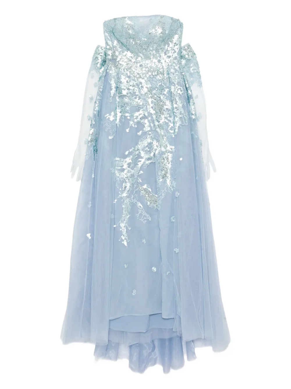Saiid Kobeisy embroidered dress | Blue | Image 1
