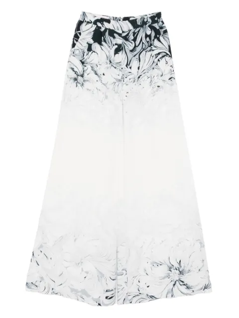 Saiid Kobeisy pantalones acampanados estampados