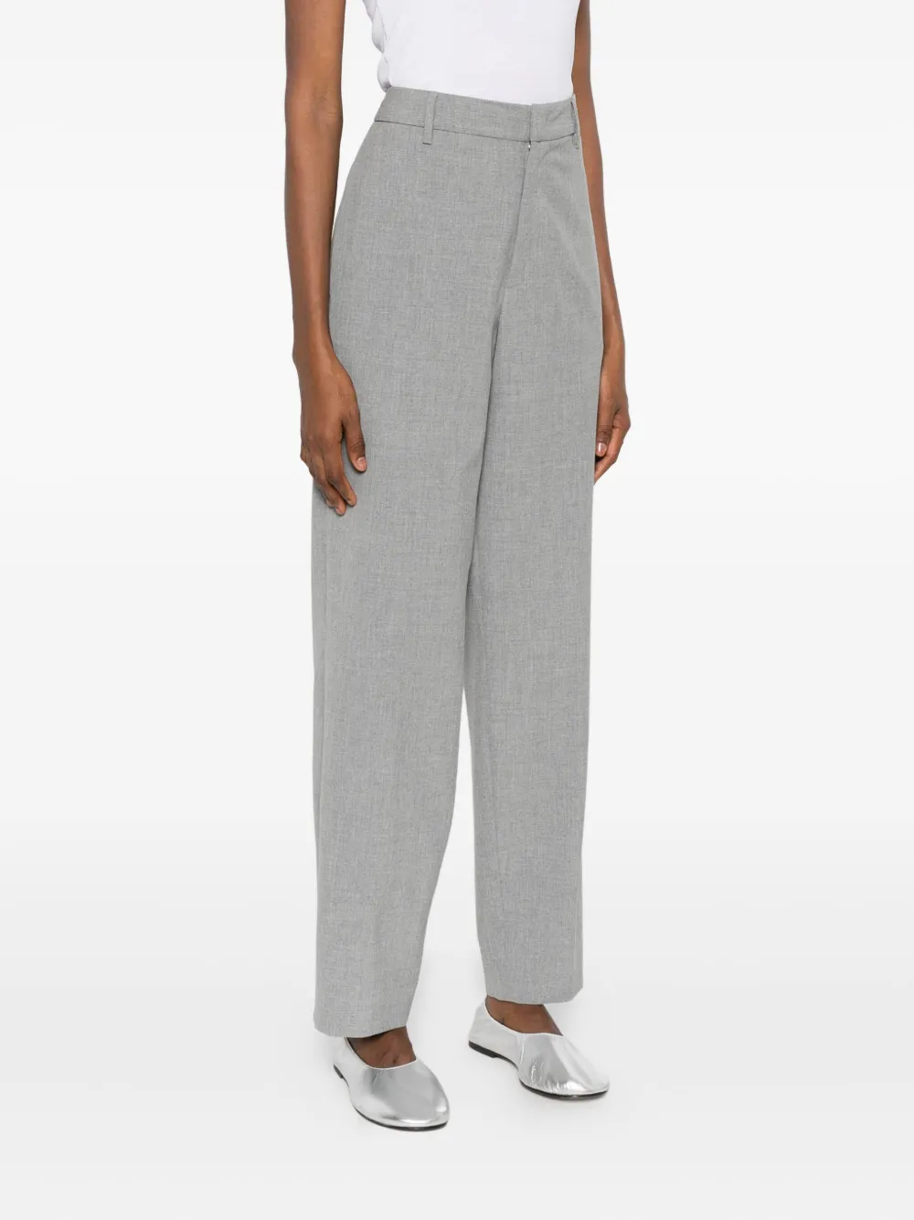 Fabiana Filippi Stretch-design Pants In Gray