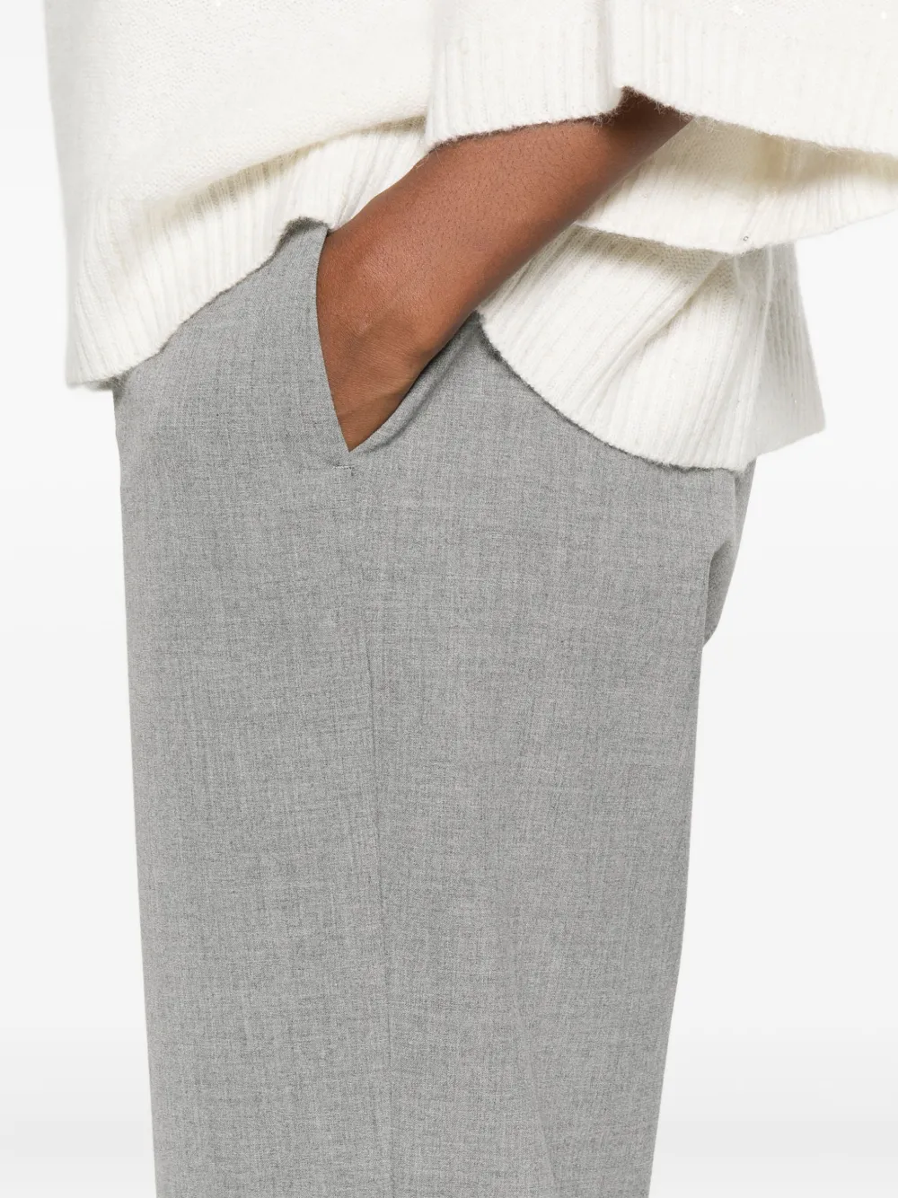Fabiana Filippi Stretch-design Pants In Gray