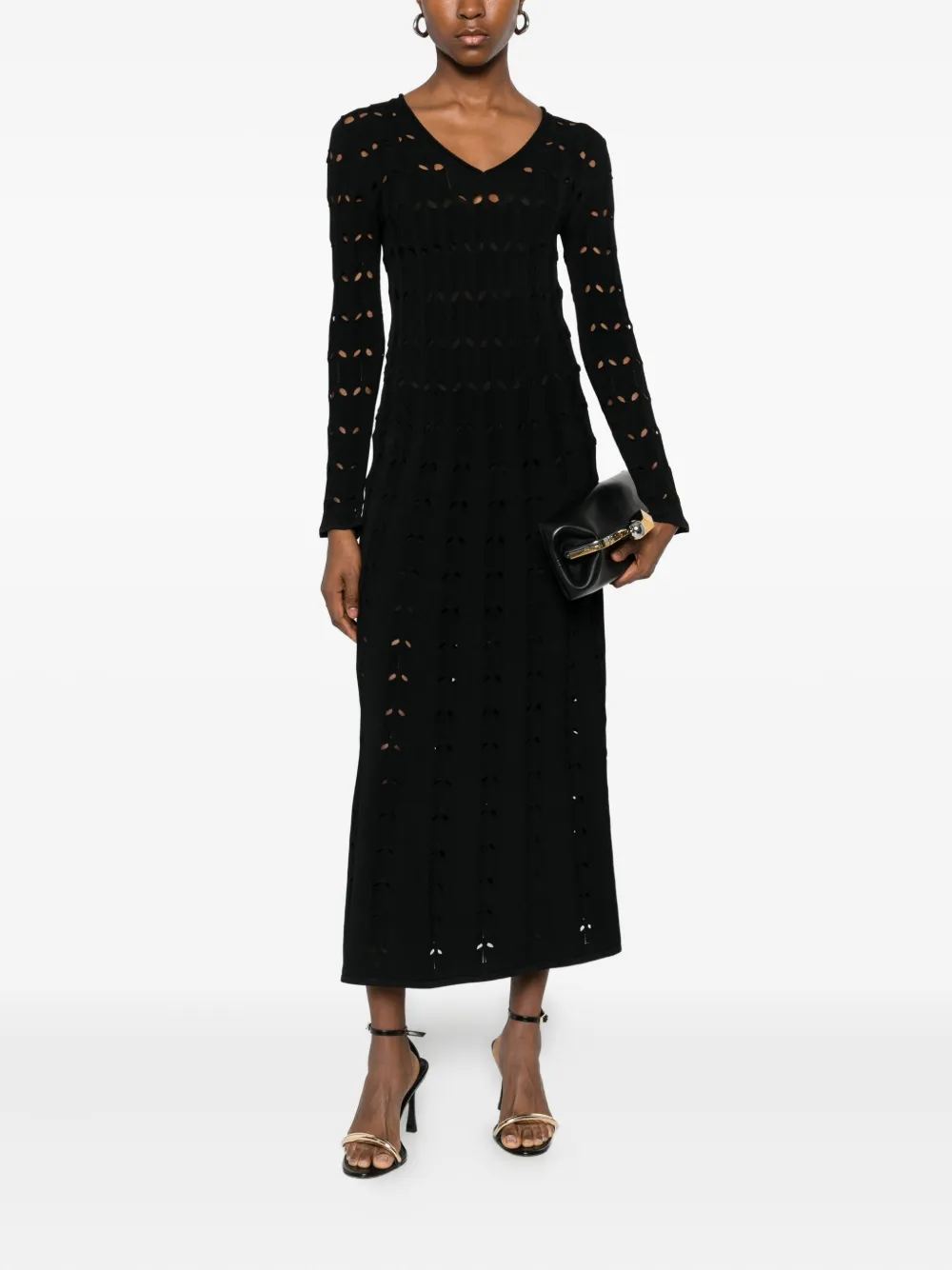 ZIMMERMANN Rhiannon pointelle maxi dress - Zwart