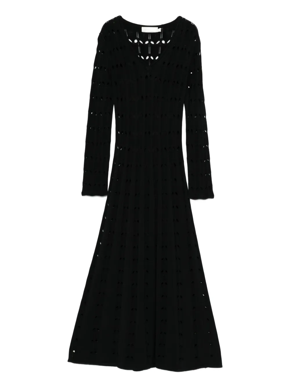 ZIMMERMANN Rhiannon pointelle maxi dress - Nero