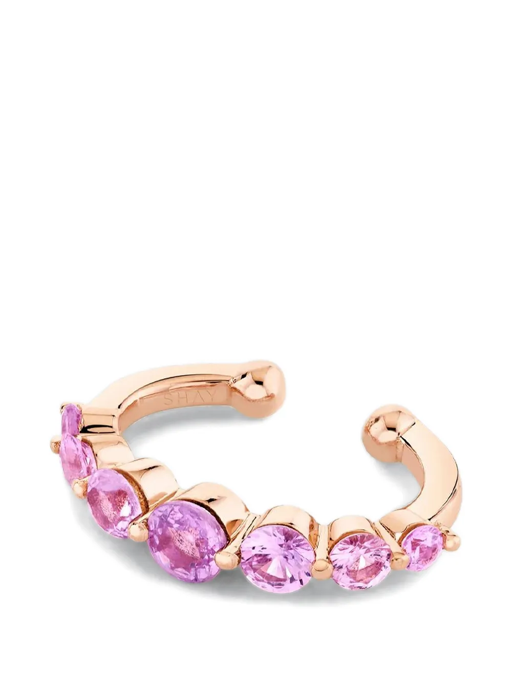 SHAY pink sapphire ear cuff · OS