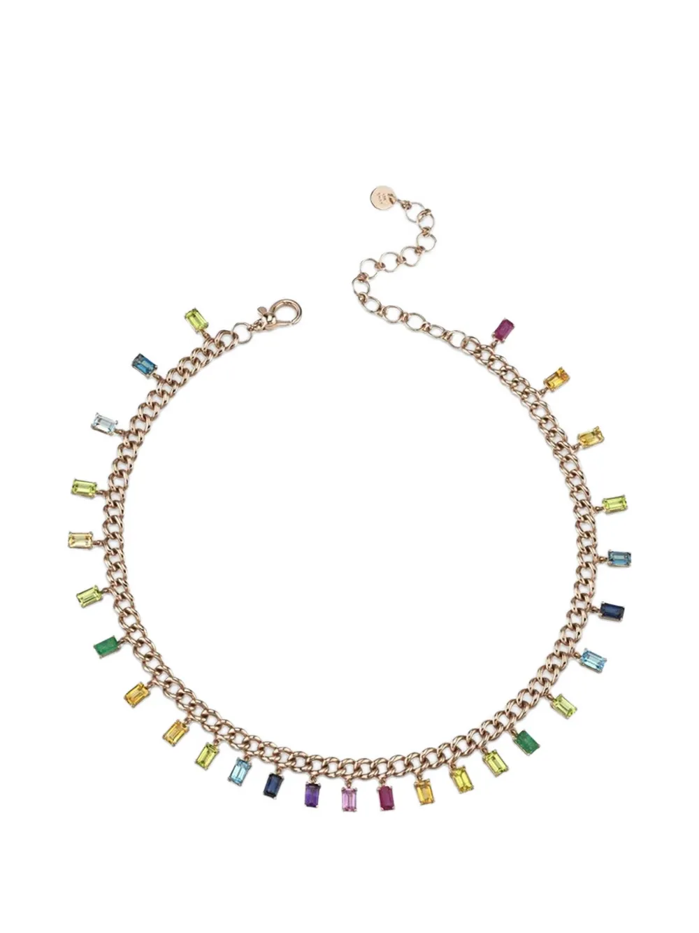 SHAY Shay Rainbow gemstone choker - Oro