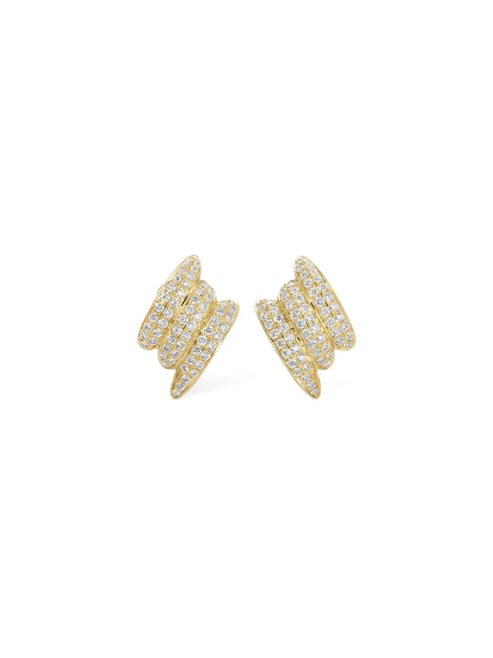 Anita Ko 18k Yellow Gold Small Diamond Claire Earrings In Gold