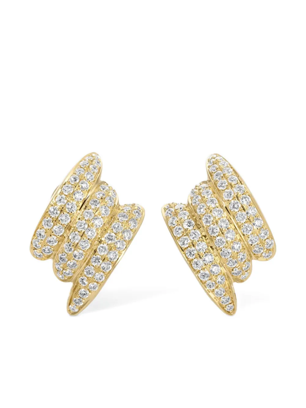 Anita Ko 18k Yellow Gold Diamond Claire Earrings