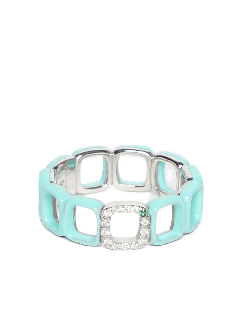 IVI 18K gold plated sterling silver Toy ring - ブルー IVI 18K gold plated sterling silver Toy ring - ブルー