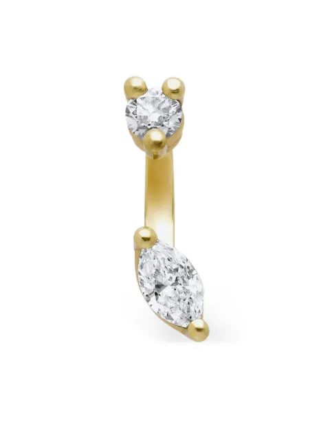 Delfina Delettrez 18K yellow gold Micro Piercing diamond earring