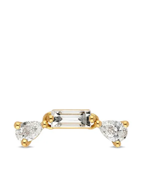 Delfina Delettrez 18K yellow gold Dancing diamonds single earring