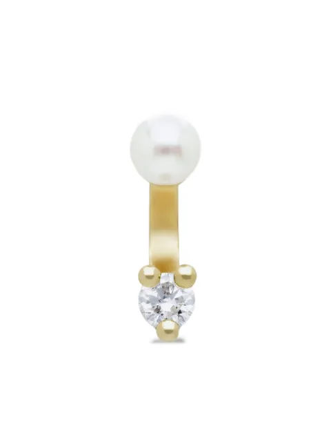 Delfina Delettrez 18K yellow gold Micro Piercing Dots diamond earring