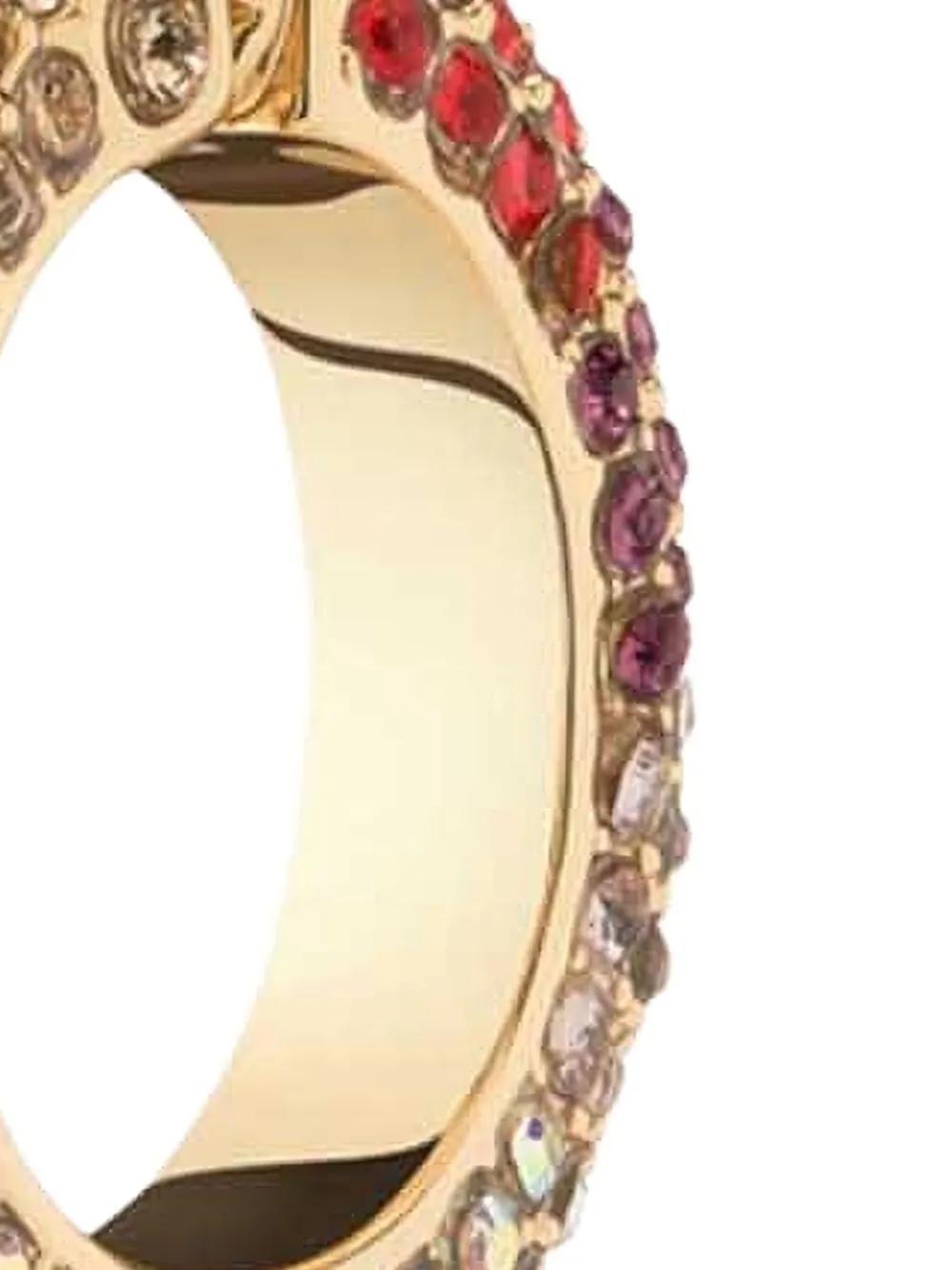  Demarson New York Lili Rainbow Crystal Earring Cuff - Gold 