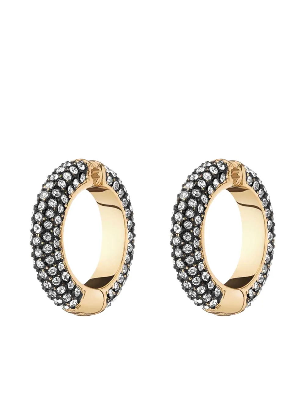 Demarson New York Crystal Pavé Lili Earring Cuffs In Gold