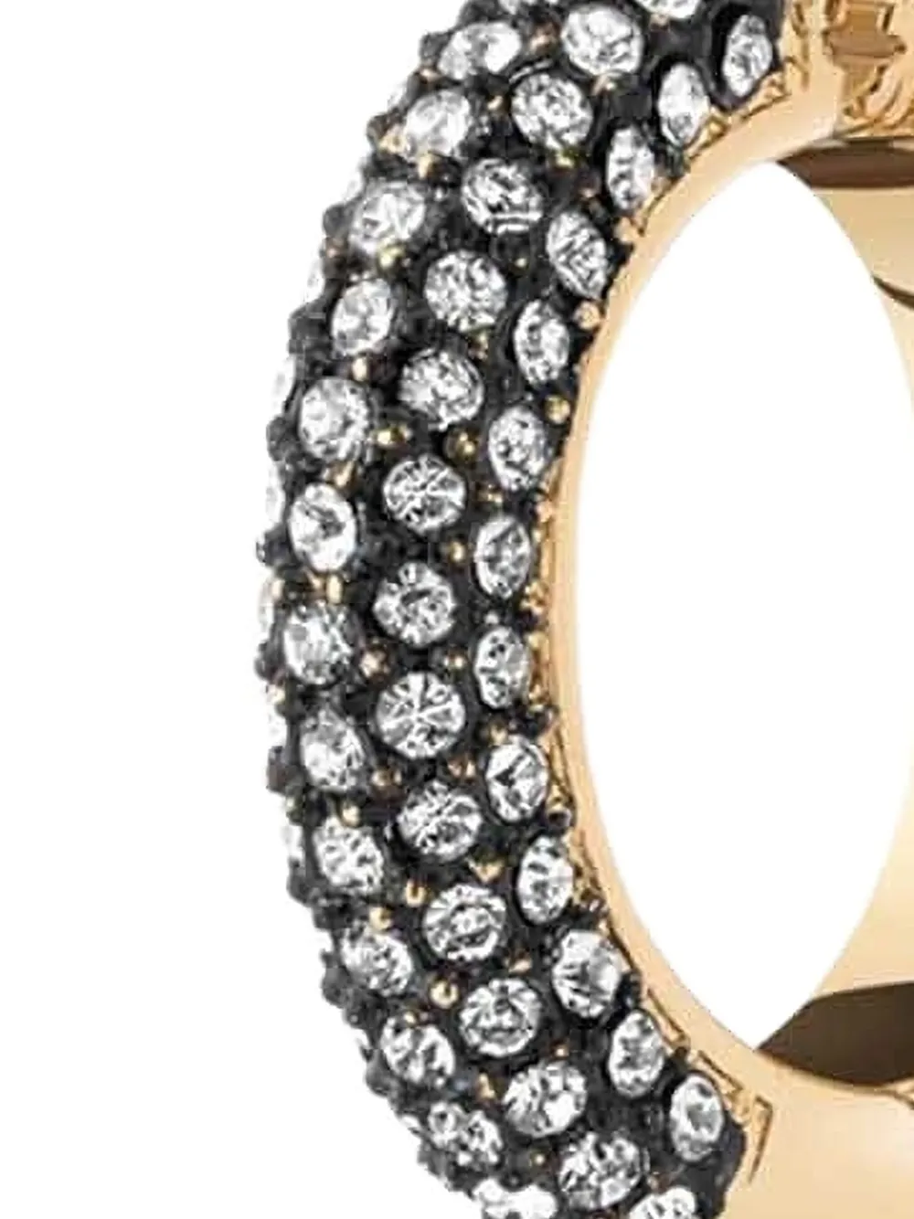 Demarson New York Crystal Pavé Lili Earring Cuffs In Gold