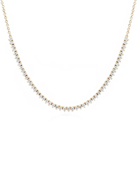 Ef Collection 14K yellow gold Grace diamond necklace