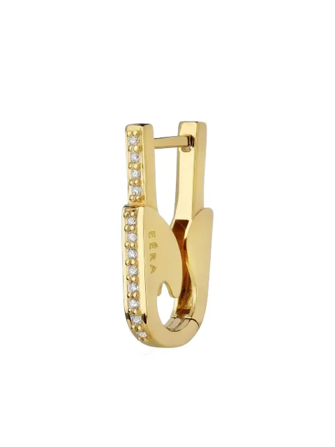 EÉRA 18K yellow gold diamond pin earring