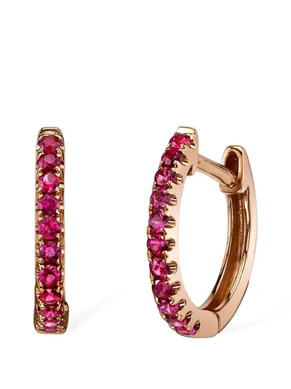 Anita Ko ruby earrings - Pink