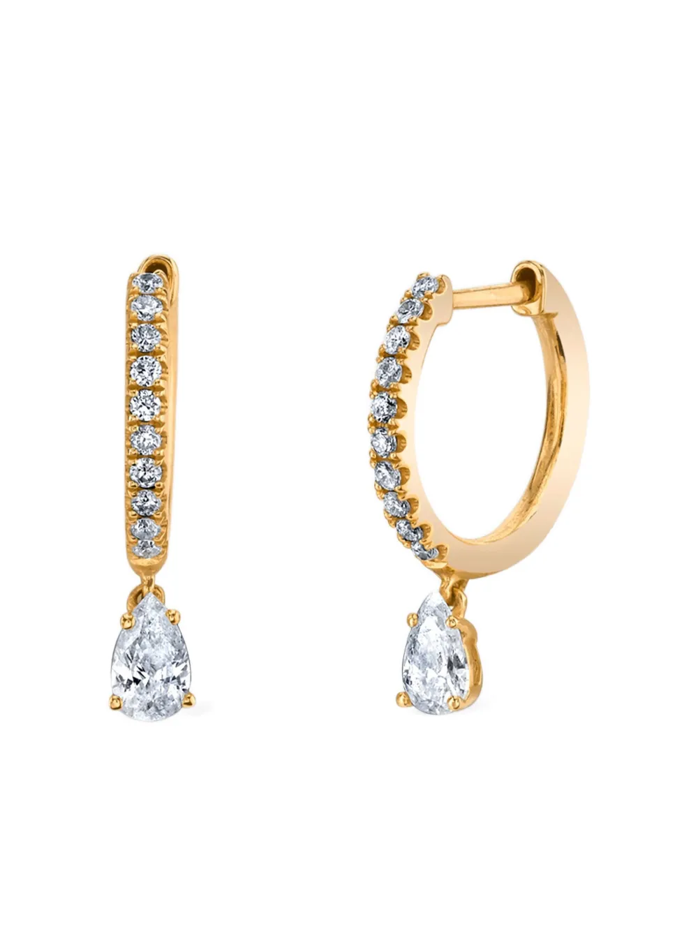 Anita Ko 18k Yellow Gold Diamond Earrings