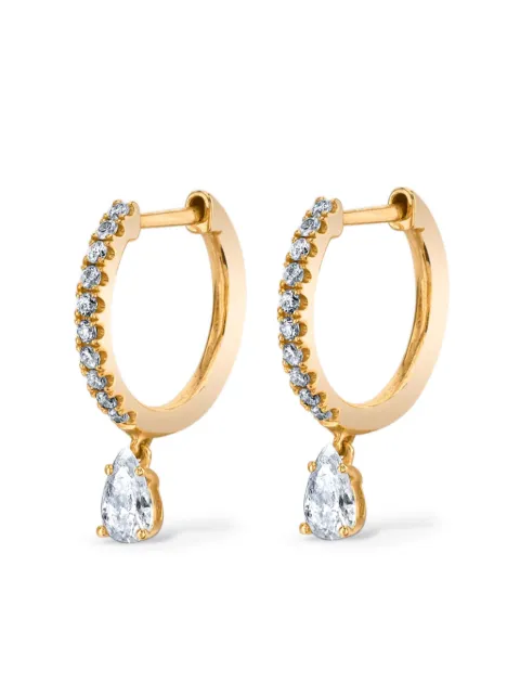 Anita Ko 18K yellow gold diamond earrings 