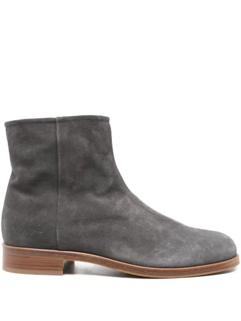 Common Projects zipper suede boot