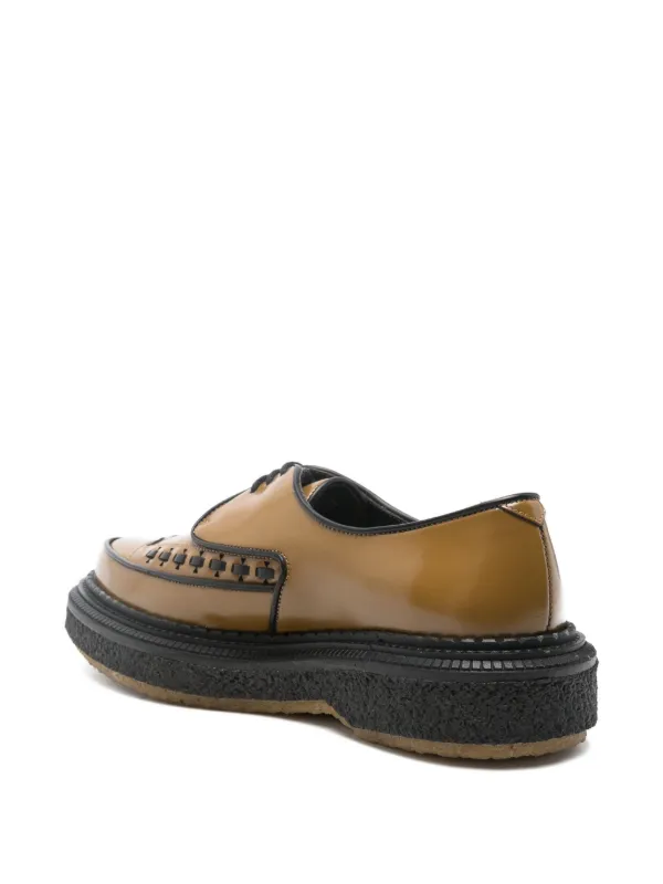 Adieu Paris Type 101 Leather Derby Shoes | Brown | FARFETCH MY
