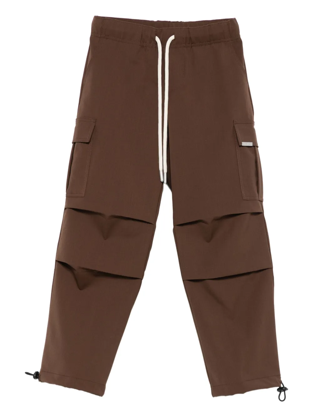 YES LONDON drawstring cargo trousers | Brown | Image 1