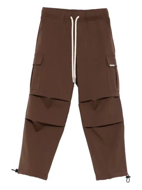 YES LONDON drawstring cargo trousers
