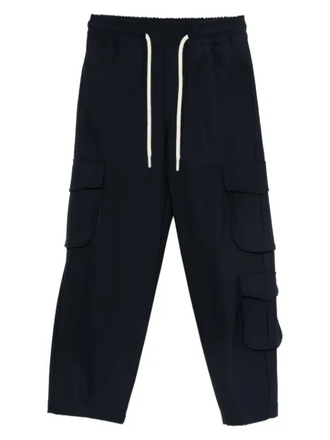 YES LONDON pantalones cargo con cordones en la pretina