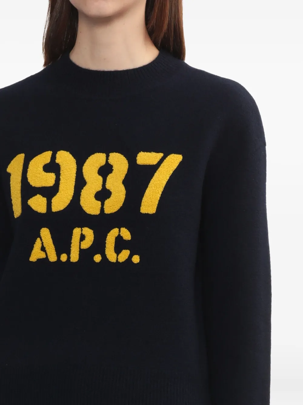 A.P.C. 1987 trui Blauw