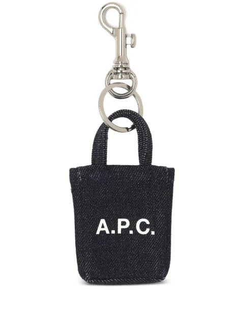 A.P.C. Tote Lou denim keychain