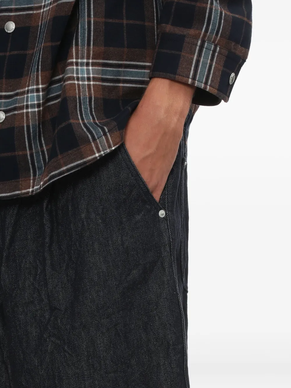 Comme des Garçons Homme Jeans met zak Blauw