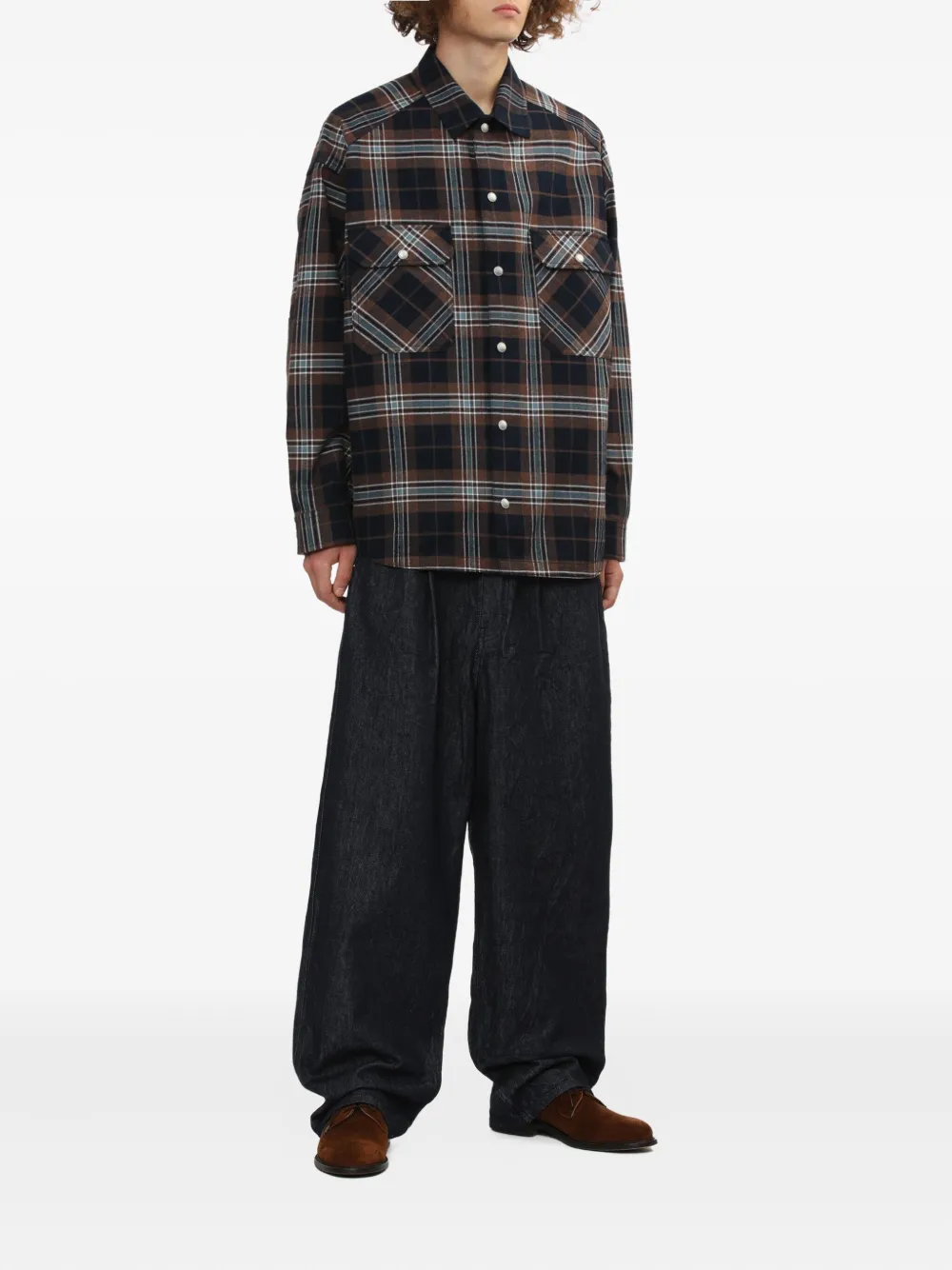 Comme des Garçons Homme Jeans met zak - Blauw