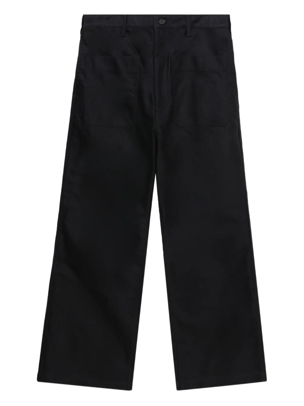 Comme des Garçons Homme button-fastening trousers | Blue | Image 1