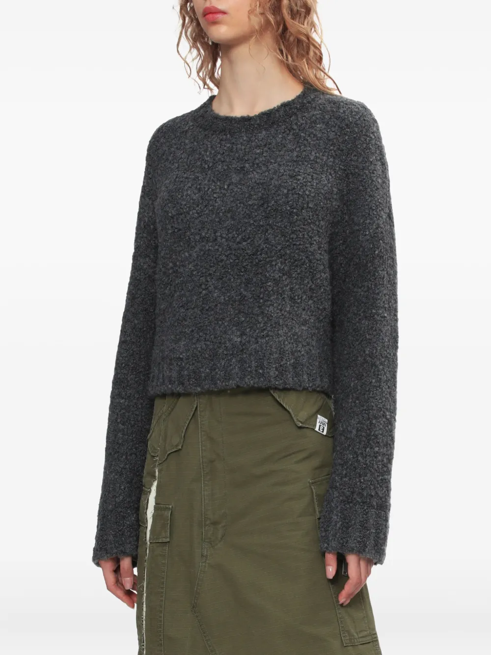 3.1 Phillip Lim Sweater met ritsdetail Grijs
