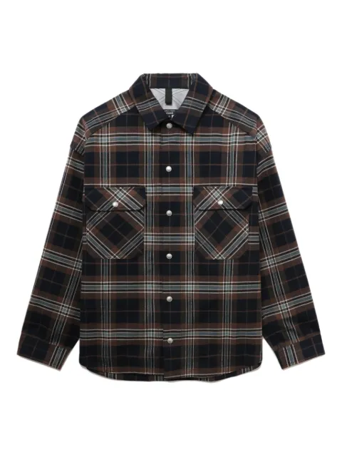Comme des Garçons Homme plaid elbow-patch shirt