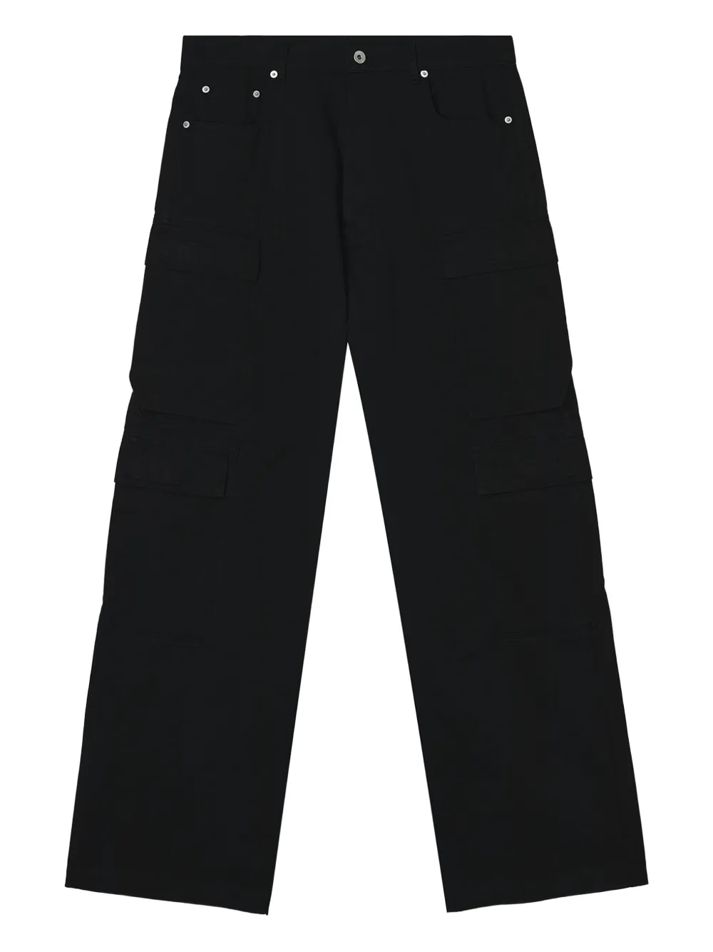 Rick Owens Drkshdw Double Room Jeans In Black