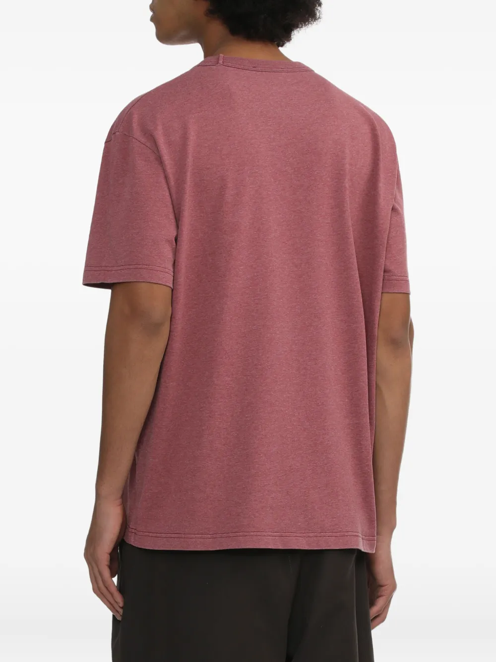 A.P.C. T-shirt met logoprint Rood
