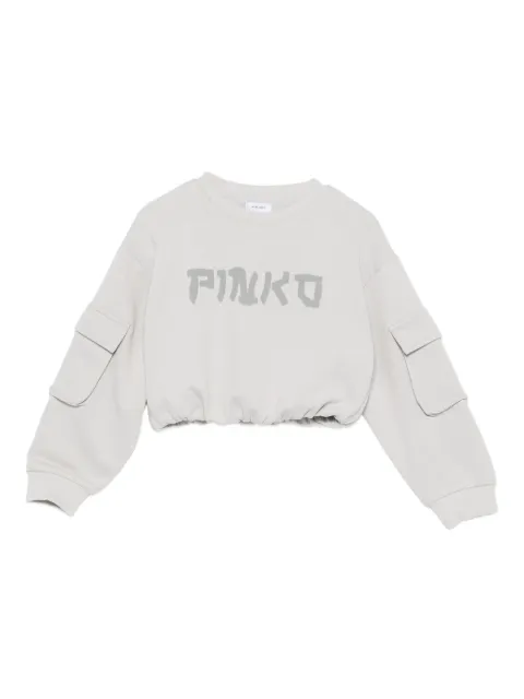 Pinko Kids Sweatshirt mit Logo-Print