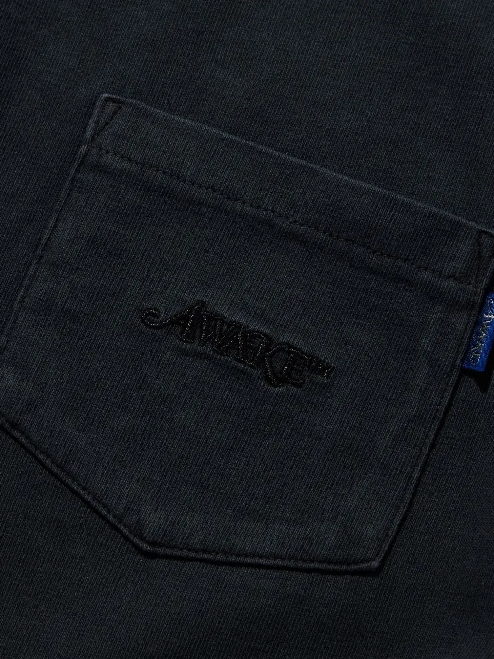 Awake NY pocket-detail T-shirt - Zwart