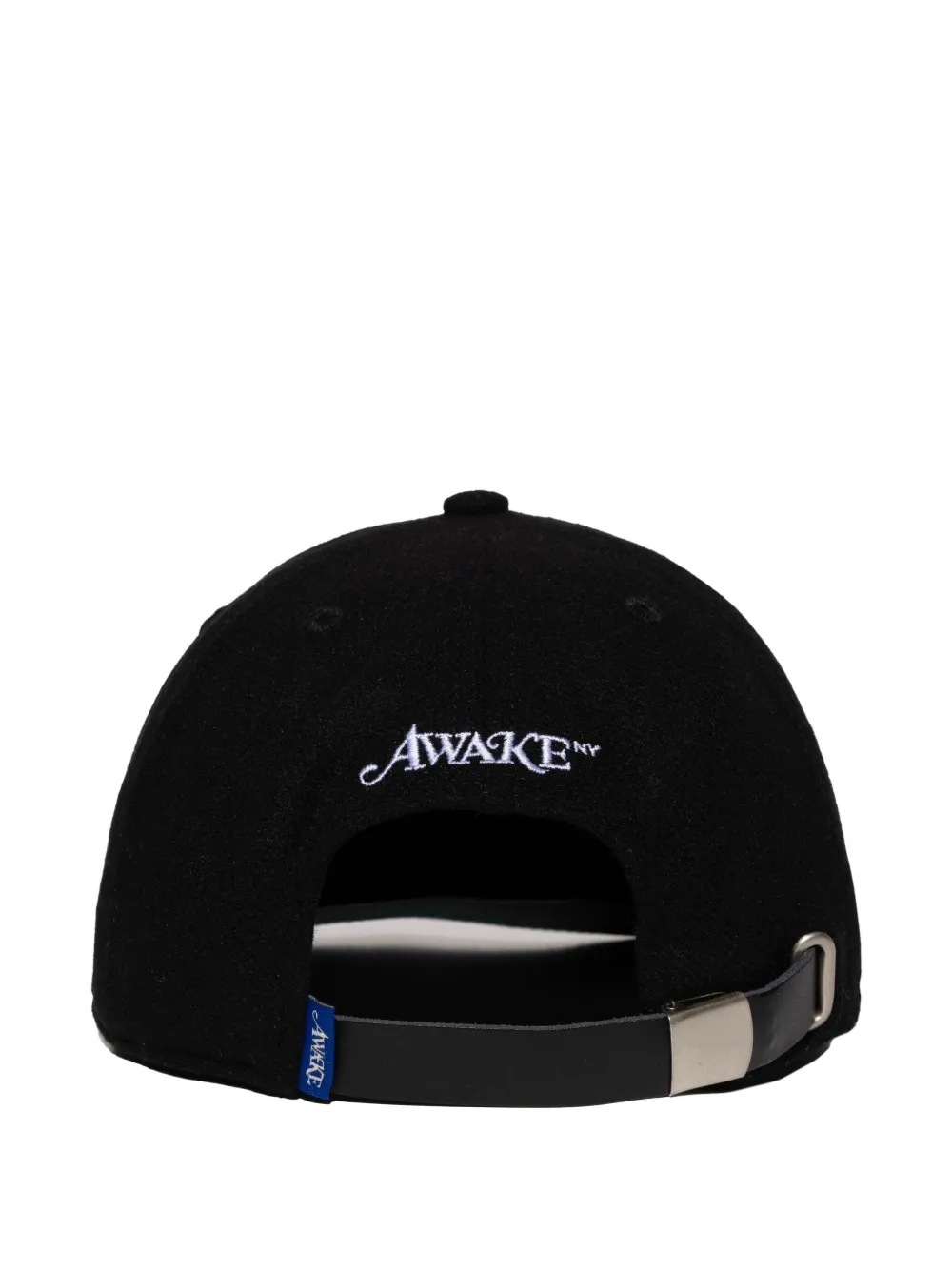 Awake NY logo-embroidered baseball cap - Zwart