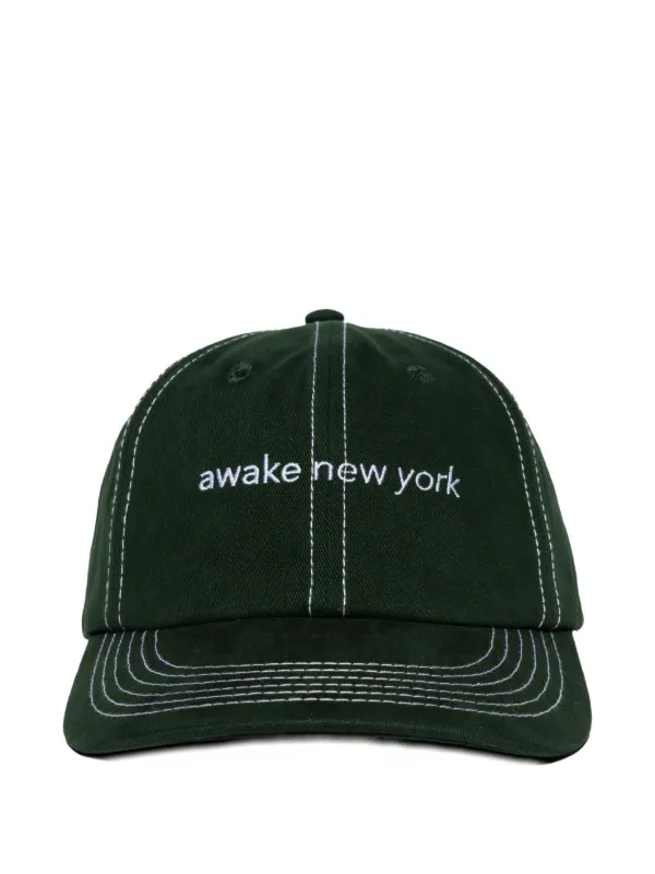Awake NY ロゴ キャップ | グリーン | FARFETCH JP