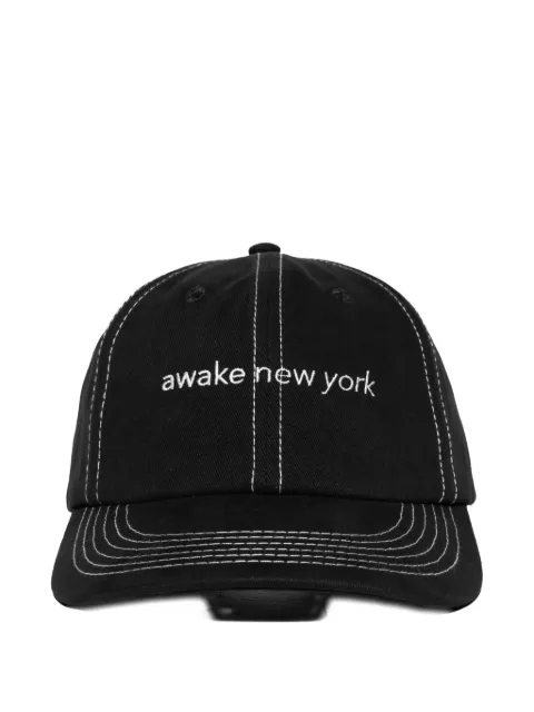 Awake NY logo-embroidered baseball cap