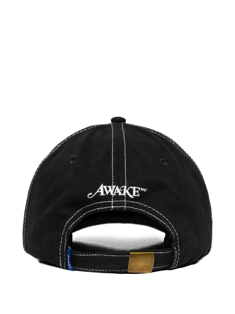 Awake Ny Logo-embroidered Baseball Cap In Black