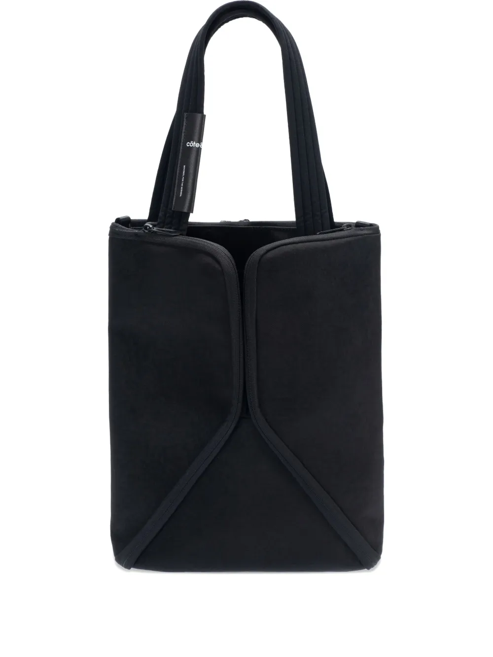 Côte And Ciel Tib Tote Bag In Black