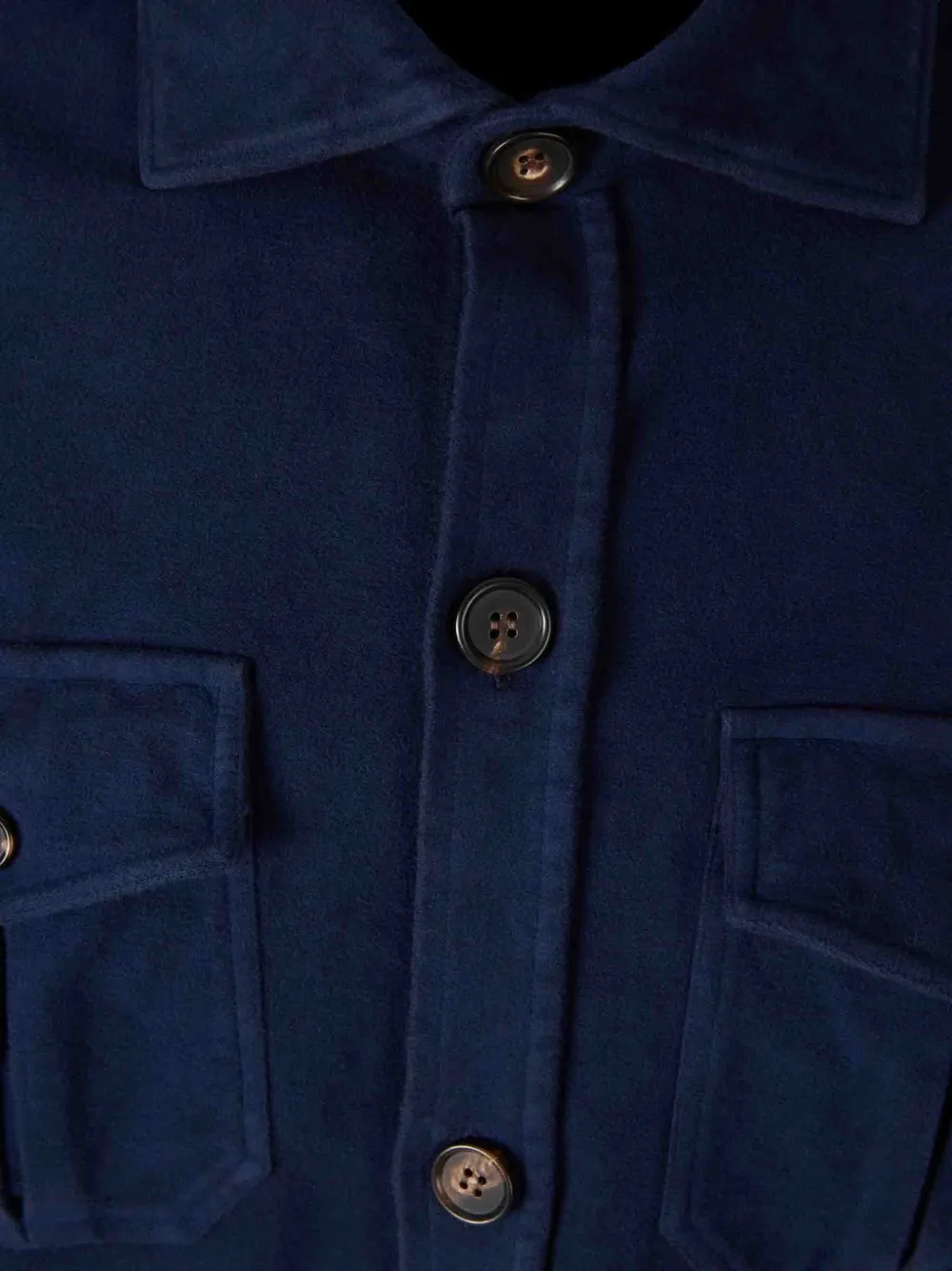 Vincenzo Di Ruggiero Long Coat By Oslo Con Tasche In Blue