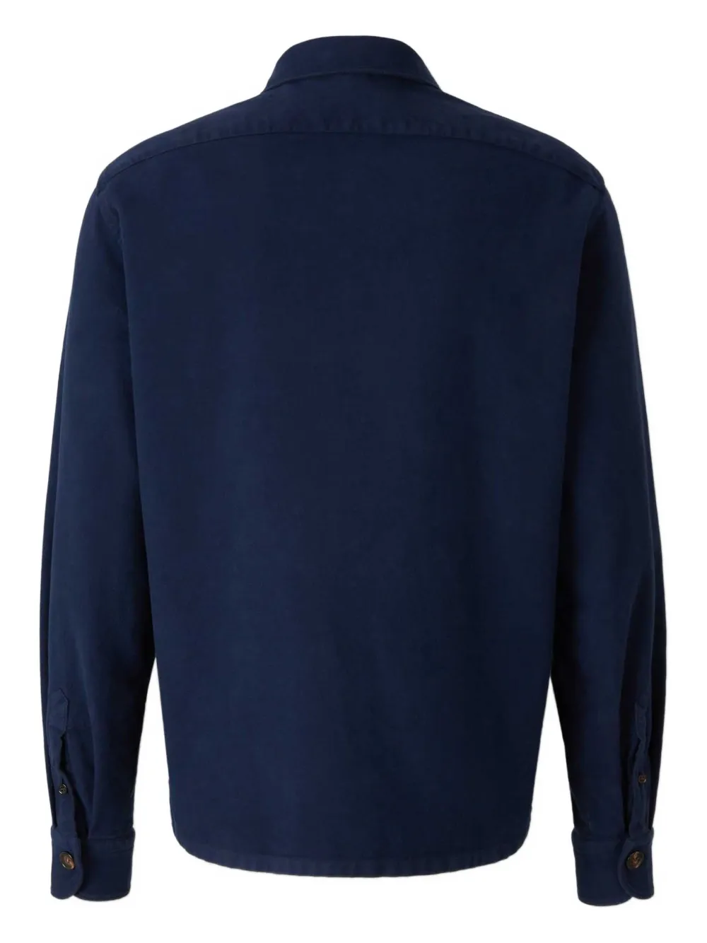 Vincenzo Di Ruggiero Long Coat By Oslo Con Tasche In Blue