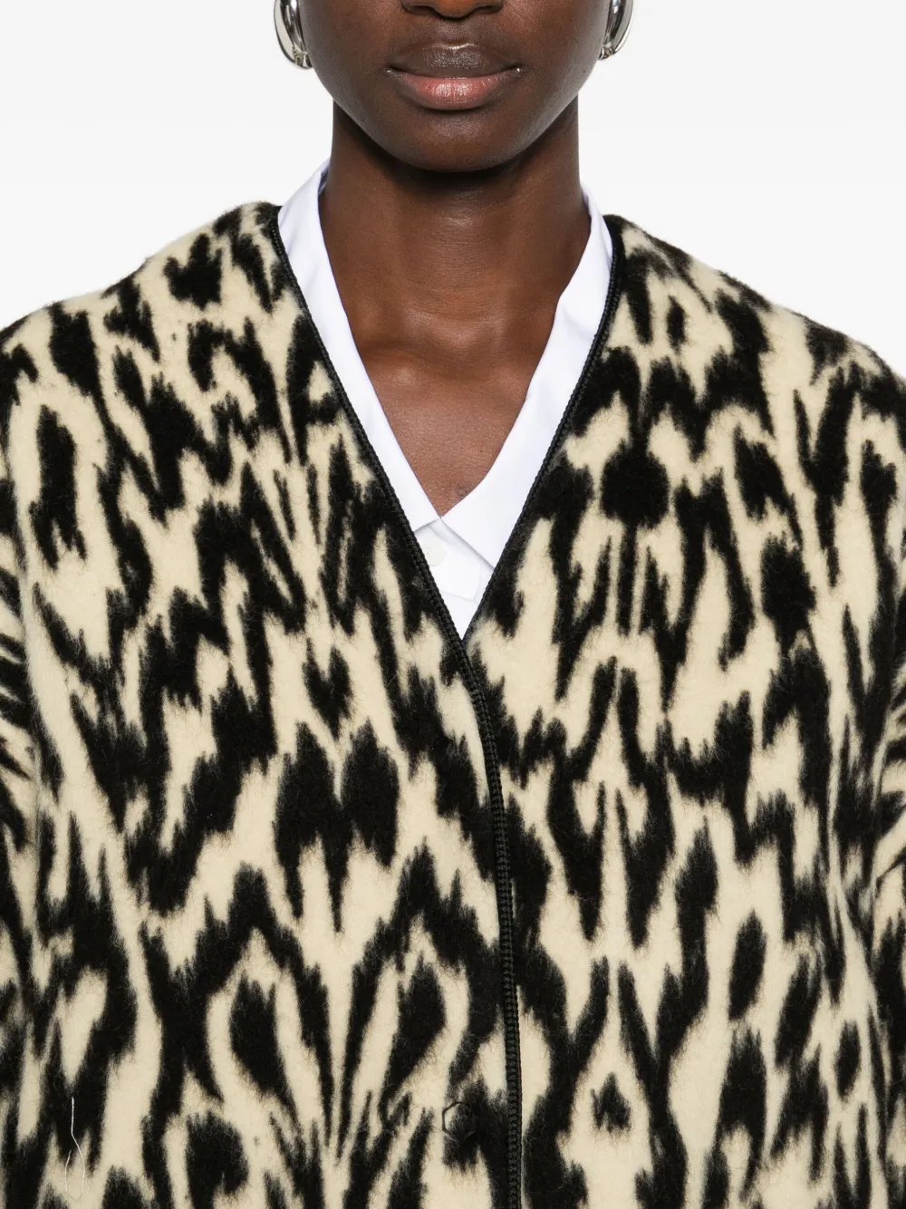 Forte Jas met dierenprint Beige