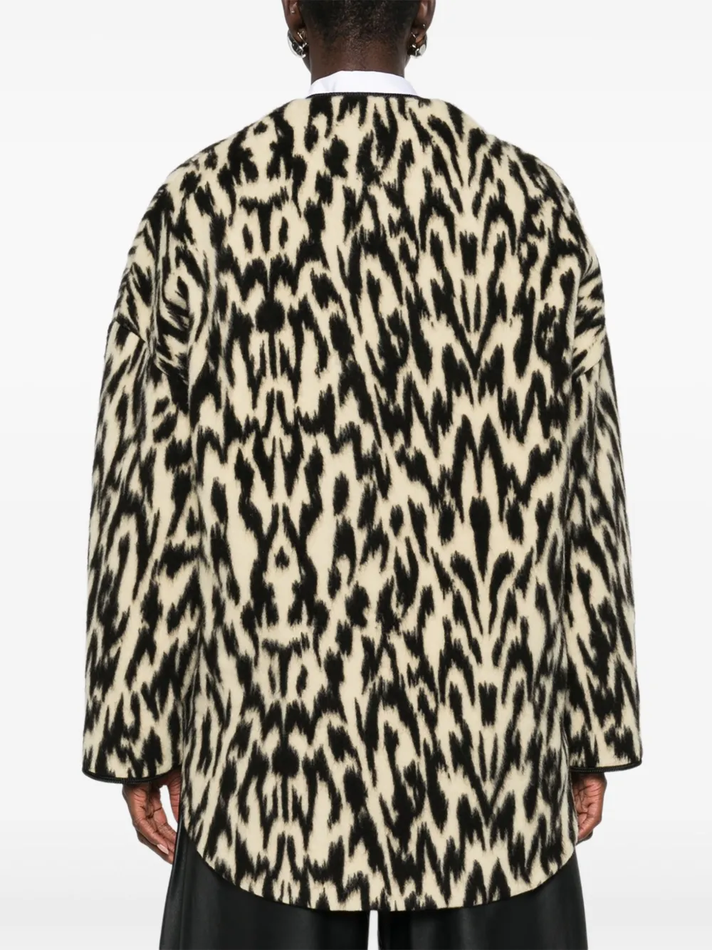 Forte Jas met dierenprint Beige