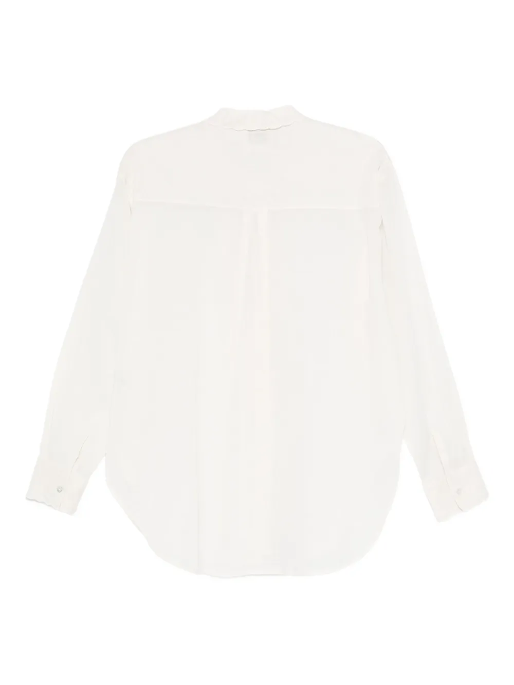 Forte Forte ruffled shirt - Wit