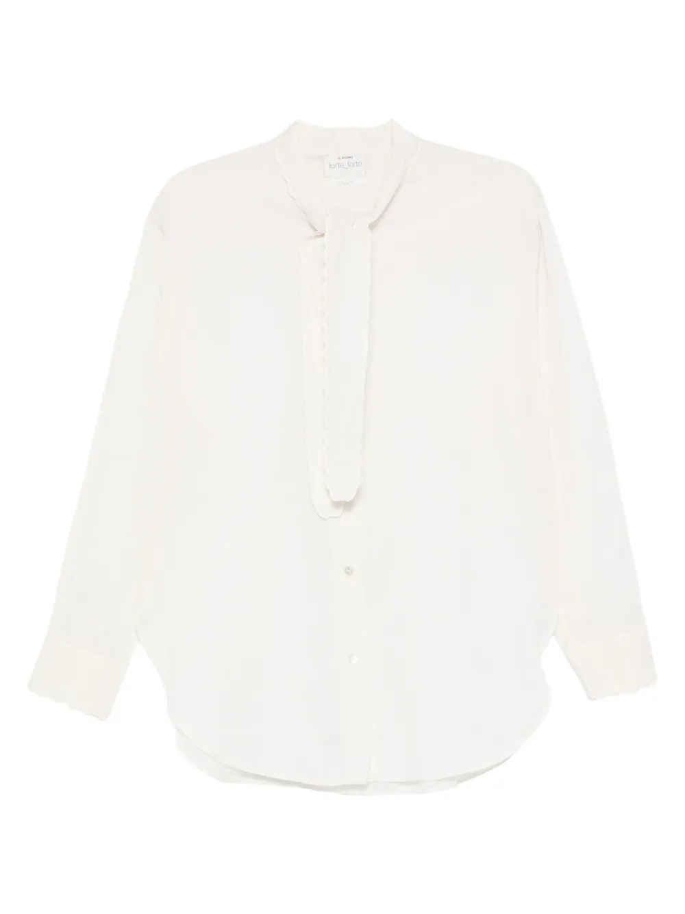 Forte Forte camisa con volantes | blanco | Image 1