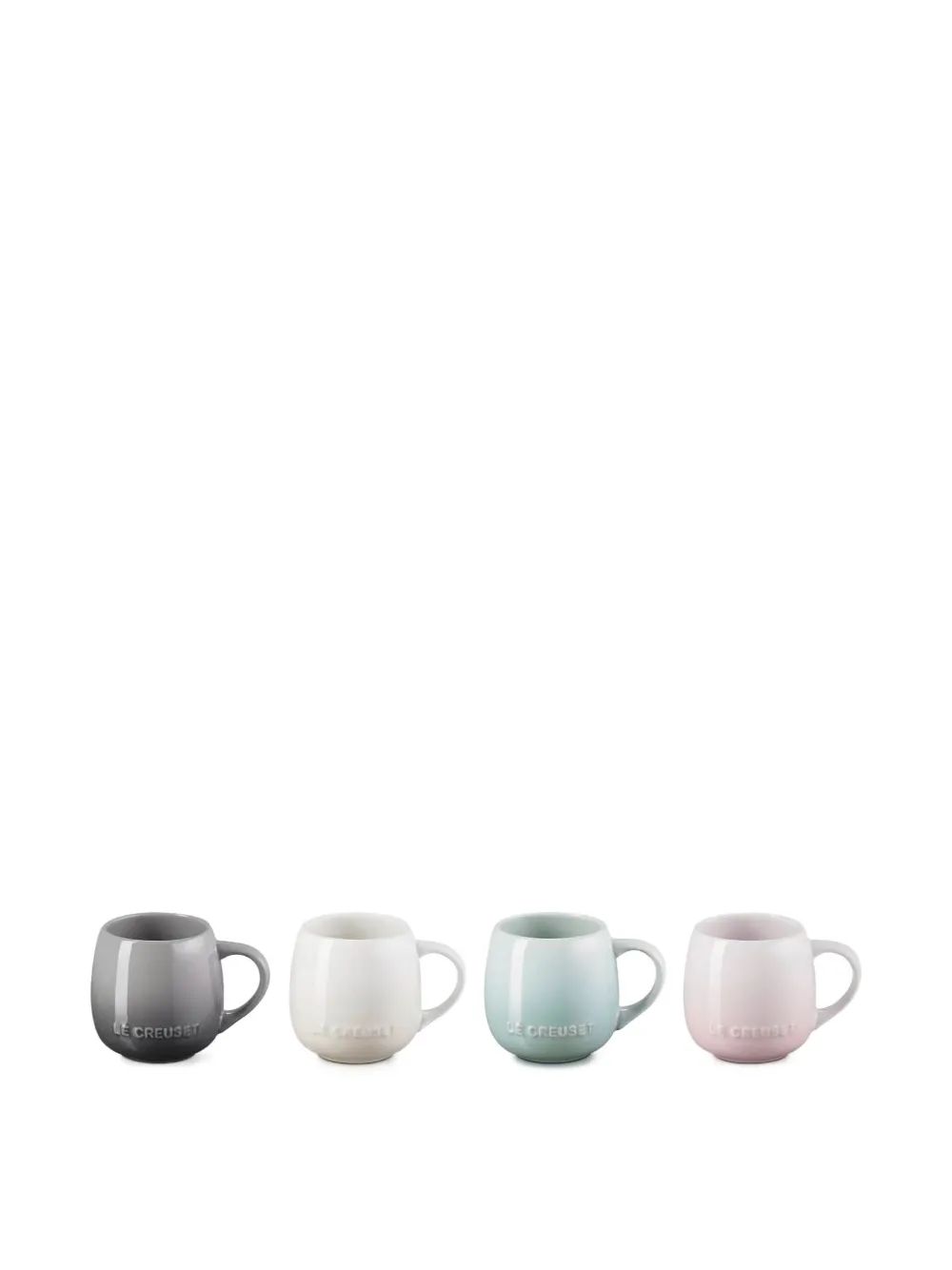 Le Creuset logo mug (set of four) | Tea & Coffee | Image 2